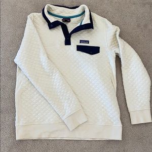 Patagonia 1/4 button quilted sweatshirt